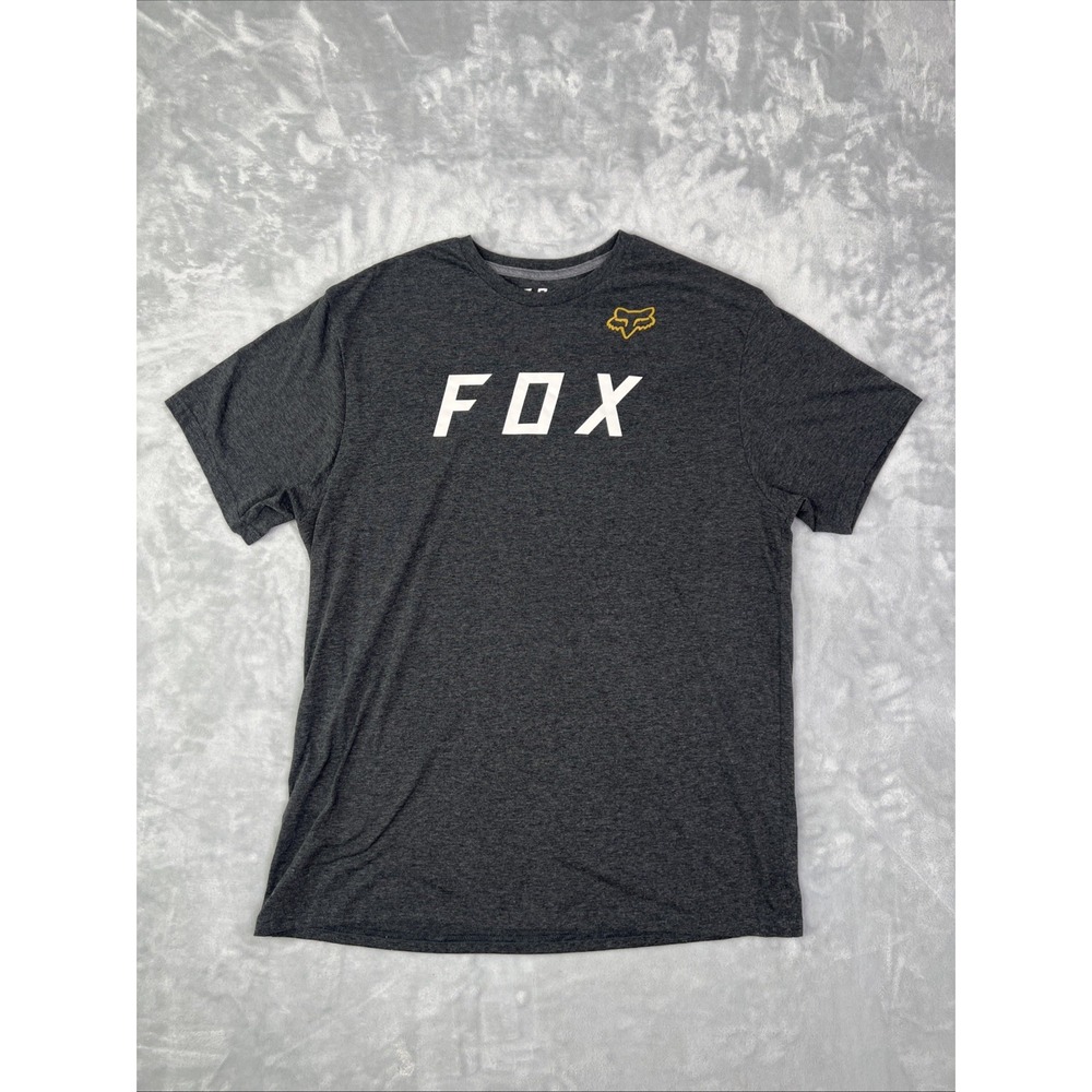 Fox Racing Graphic T Shirt Men's Size 2XL Tee Shirt Grey